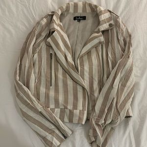 Striped light jacket